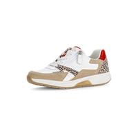 Gabor RollingSoft Schuhe weiß braun Leo 86.878.68 - Größe 42