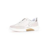 Gabor Damen Low-Top Sneaker, Frauen Sneaker,sportlich,Weiss,schwarz,Jollys,rot,Glitzer,blau,Rolling-Soft,Basic,Creme/leinen/Puder,43 EU / 9 UK