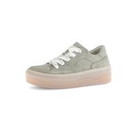 Gabor Damen Low-Top Sneaker, Frauen Sneaker,trage-Komfort,Tritt-fest,Wasser-dicht,weit,Rose,gemuetlich,weiblich,stilvoll,salvia,42 EU / 8 UK
