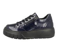 Gabor Schuhe Plateau Sneakers blau Lack 73.220.96 - Größe 42.5