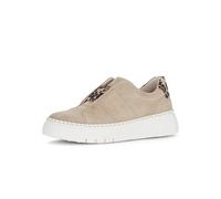 Gabor Sneaker low Damen Materialmix Leder Beige Größe 40,5 EU / 7 UK
