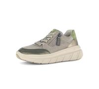 Gabor Damen Low-Top Sneaker, Frauen Sneaker,Women's,Halbschuhe,straßenschuhe,Strassenschuhe,Sportschuhe,Oliv/salvia/Kiesel,37 EU / 4 UK