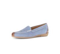 Gabor Damen Mokassins, Frauen Slip On,schnürschuhe,straßenschuhe,Sneaker,Freizeitschuhe,sportlich,leicht,flexibel,Denim/Peanut,42 EU / 8 UK