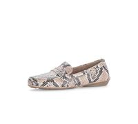 Mokassin GABOR "Mokassin Effektleder", Damen, Gr. 38, beige, Schuhe Mokassin (90129939-38) beige