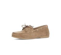Gabor Damen Mokassins, Frauen Slipper, Mokassins,g-Weite,glatt-Leder,antikrosa,silbrt,Casual,Fashion,metallic,Effekt,Gold,Peanut,37.5 EU / 4.5 UK