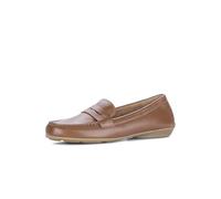 Gabor Damen Mokassins, Frauen Slipper, Mokassins,polsterung,pink,Wide-fit,h-Weite,Leder-Sohle,Cherry,Merlot,Sport-Dynamic,Cognac,37 EU / 4 UK