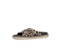 Gabor Damen Pantoletten, Frauen Clogs, Pantoletten,langlebig,Pass-Form,Pflege-leicht,Plateau,qualitaet,Respira,robust,stabil,Natur,38 EU / 5 UK