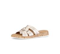 Pantolette GABOR "Pantolette", Damen, Gr. 40, gold, Schuhe Pantolette (52705129-40) gold