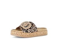 Pantolette GABOR "Gabor Pantoletten Veloursleder", Herren, Gr. 38, leopard, Veloursleder, Schuhe Pantolette (35701339-38) leopard