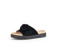 Pantolette GABOR "Pantolette Rauleder", Damen, Gr. 41, schwarz, Schuhe Pantolette (68900306-41) schwarz