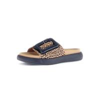 Gabor Damen Pantoletten, Frauen Slipper,Best Fitting,Mules,Gartenschuhe,Sommerschuhe,sommerclogs,Sandalen,Slides,Natur/schwarz,38 EU / 5 UK