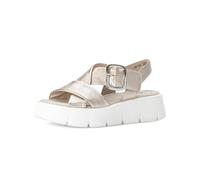 Gabor Damen Pantoletten, Frauen Slipper,Best Fitting,Plateau-Sohle,Schlupfschuhe,schluepfschuhe,Slip-ons,Mules,Puder (Weiss),41 EU / 7.5 UK