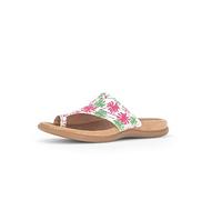 Gabor Damen Pantoletten, Frauen Slipper,Best Fitting,Sandalen,Freizeitschuhe,Schlupfschuhe,schluepfschuhe,Slides,Mules,Verde/Fuxia,38 EU / 5 UK