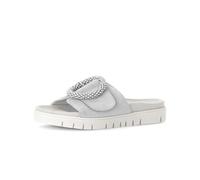Gabor Damen Pantoletten, Frauen Slipper,Best Fitting,schluepfschuhe,Slides,Slip-ons,Backless Slipper,Mules,Gartenschuhe,Light Grey,41 EU / 7.5 UK