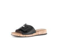 Gabor Damen Pantoletten, Frauen Slipper,Freizeitschuhe,Schlupfschuhe,schluepfschuhe,Slides,Slip-ons,Mules,schwarz (S.Kork),38 EU / 5 UK