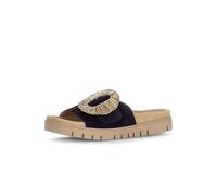 Gabor Pantolette dunkelblau Velour 83.742.16 - Größe 43