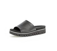Gabor Damen Pantoletten, Frauen Slipper,Moderate Mehrweite (G),Freizeitschuhe,Schlupfschuhe,schluepfschuhe,schwarz (S.schwarz),40 EU / 6.5 UK