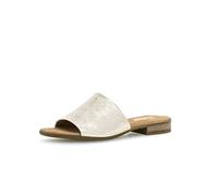 Gabor Damen Pantoletten, Frauen Slipper,Moderate Mehrweite (G),sommerclogs,Sandalen,Freizeitschuhe,Schlupfschuhe,Platino (LDS),42 EU / 8 UK