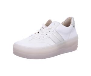 Gabor Damen Plateau Schnürschuhe für Damen, weiß, Größe 42 EU / 8 UK
