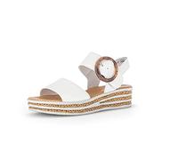 Gabor Plateausandalen 64.550-4 – Plateauabsatz, Klettverschluss – Beige 38,5