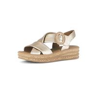 Gabor Damen Plateausandalen, Frauen Sandalen,Best Fitting,Champagner (62),41 EU / 7.5 UK