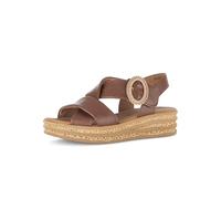 Plateausandaletten GABOR "Plateau Sandale", Damen, Gr. 39, braun, Schuhe (37074549-39) braun