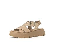 Gabor Damen Plateausandalen, Frauen Sandalen,Best Fitting,Freizeitschuhe,offene Schuhe,Strandschuhe,Dicke Sohle,Caramel (Uni),37.5 EU / 4.5 UK