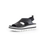 Gabor Damen Plateausandalen, Frauen Sandalen,Best Fitting,Freizeitschuhe,Strandschuhe,Plateausandaletten,Dicke Sohle,schwarz,41 EU / 7.5 UK