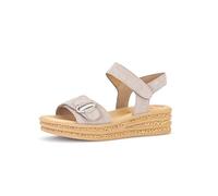 Gabor Damen Plateausandalen, Frauen Sandalen,Best Fitting,offene Schuhe,Strandschuhe,Plateausandaletten,Dicke Sohle,bequem,leinen,42.5 EU / 8.5 UK