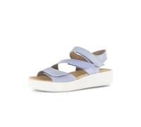 Gabor Damen Plateausandalen, Frauen Sandalen,Easy-Walking,elegant,einlege-Sohle,geschlossen,Gold,Holly-Jolly,Navy,Nappa-Leder,Sky,41 EU / 7.5 UK