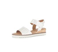Gabor Damen Plateausandalen, Frauen Sandalen,Freizeit,festlich,Schaft-weiten,senkfuss,senk-spreizfuss,Lady,Ladies,Platino (Kork),38 EU / 5 UK