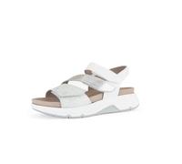 Gabor Damen Plateausandalen, Frauen Sandalen,geschlossen,Holly-Jolly,Navy,Nappa-Leder,Night-Blue,Off-White,Oliv,offen,Silber/Weiss,43 EU / 9 UK
