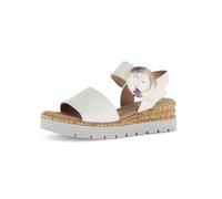 Gabor Damen Plateausandalen, Frauen Sandalen,Hovercraft,atmungs-aktiv,sacchetto,weich,sportlich,Weiss,schwarz,Jollys,rot,Creme,38.5 EU / 5.5 UK