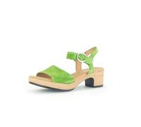 Gabor Damen Plateausandalen, Frauen Sandalen,Leichte Mehrweite (G),Plateausandaletten,bequem,Sommerschuhe,Freizeitschuhe,Green,40 EU / 6.5 UK