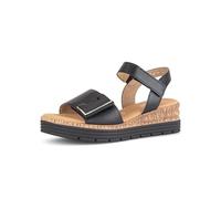 Gabor Damen Plateausandalen, Frauen Sandalen,Moderate Mehrweite (G),schwarz (57),37 EU / 4 UK