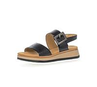 Gabor Damen Plateausandalen, Frauen Sandalen,Moderate Mehrweite (G),Sommerschuhe,Freizeitschuhe,offene Schuhe,schwarz (LDS),37 EU / 4 UK