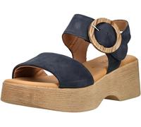 Plateausandaletten GABOR "Plateau Sandale", Damen, Gr. 37,5, blau, Schuhe (45825023-37,5) blau