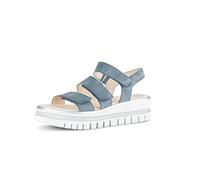 Gabor Damen Plateausandalen, Frauen Sandalen,Plateausandaletten,Dicke Sohle,bequem,Sommerschuhe,Freizeitschuhe,offene Schuhe,Jeans,38.5 EU / 5.5 UK
