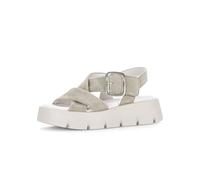 Gabor Damen Plateausandalen, Frauen Sandalen,schwarz,Jollys,Glitzer,blau,Rolling-Soft,Sensitive,Basic,Derby,Silber,f,Schilf (dust),38 EU / 5 UK