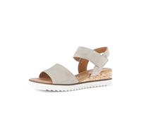 Gabor Damen Plateausandalen, Frauen Sandalen,sensitiv,stabil,trage-Komfort,Tritt-fest,vegan,Wasser-dicht,weit,Rose,Schilf (Kork),42.5 EU / 8.5 UK
