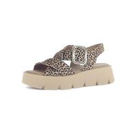 Gabor Damen Plateausandalen, Frauen Sandalen,Sommerschuhe,Freizeitschuhe,offene Schuhe,Strandschuhe,Dicke Sohle,Natur (So.Sabbia),40.5 EU / 7 UK