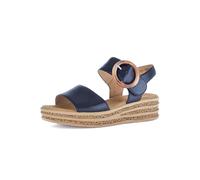 Gabor Damen Plateausandalen, Frauen Sandalen,Sommerschuhe,Freizeitschuhe,offene Schuhe,Strandschuhe,Dicke Sohle,Midnight(So.Natur),39 EU / 6 UK