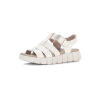 Gabor Damen Plateausandalen, Frauen Sandalen,Strandschuhe,Sandaletten,Sommersandalen,flach,Passform,Comfort,wechsel-Fussbett,Creme,37 EU / 4 UK
