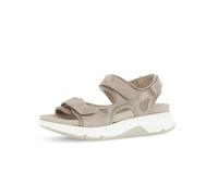 Gabor Damen Plateausandalen, Frauen Sandalen,Wechselfußbett,bequem,Sommerschuhe,Freizeitschuhe,offene Schuhe,Strandschuhe,leinen,37 EU / 4 UK