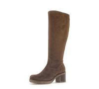 Gabor Damen Plateaustiefel, Frauen Stiefel,Sensitive,Basic,Derby,Silber,rosa,grau,beige,Lack,braun,klassisch,gesund,Cognac (Micro),38 EU / 5 UK