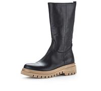 Gabor Damen Plateaustiefeletten, Frauen Boots,Wechselfußbett,Best Fitting,uebergangsschuhe,schwarz(Caramel),37 EU / 4 UK