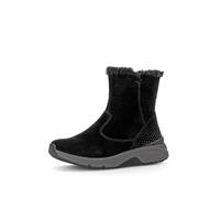 Gabor Damen Plateaustiefeletten, Frauen Stiefeletten,Warmfutter,Bootee,Booties,halbstiefel,Kurzstiefel,schwarz (Webl.),37.5 EU / 4.5 UK