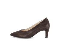 Pumps GABOR "Gabor Pumps Veloursleder", Damen, Gr. 40,5, mocca, Veloursleder, Schuhe Pumps (70638522-40,5) mocca