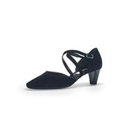 Gabor 01.363.17 schwarz - Riemchen Pumps für Damen - Größe 35.5