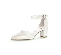 Gabor Damen Riemchen Pumps, Frauen Absatzschuhe,Ausgehschuhe,Abendschuhe,Court Shoes,stöckelschuhe,knöchelriemchen,Off-White,38 EU / 5 UK